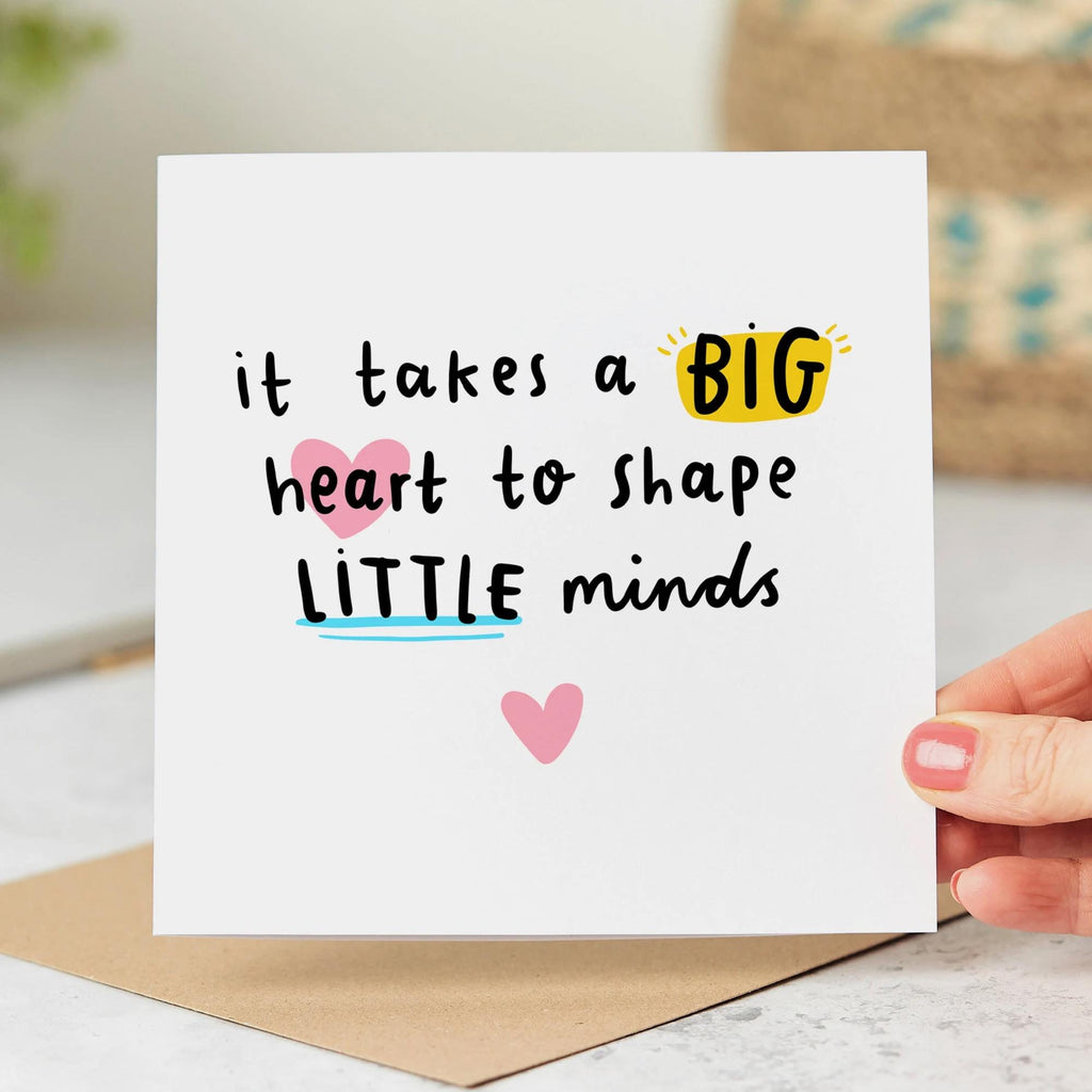 Fun Teacher Multipack Thank You Cards | End Of School, Nursery | Pack of 5, 10, 15, 20, 30, 40 or 50 Cards | For Teaching Assistant, Head Teacher, Daycare, Nursery