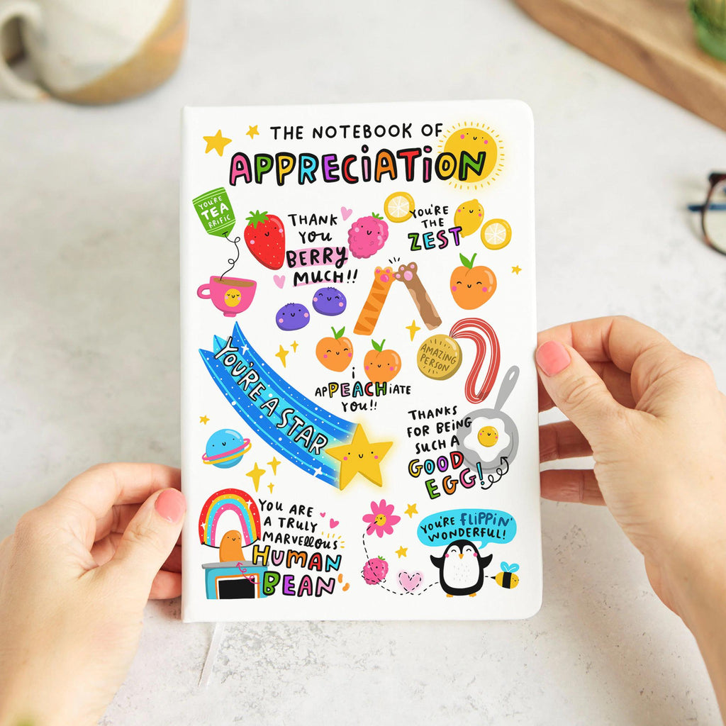The Notebook of Appreciation - Funny Gift, Cute Thank You Gift | End of School, Teacher Thank You, Teaching Assistant, SENCO | Employee, Colleague, Friend, Doctor Thank You