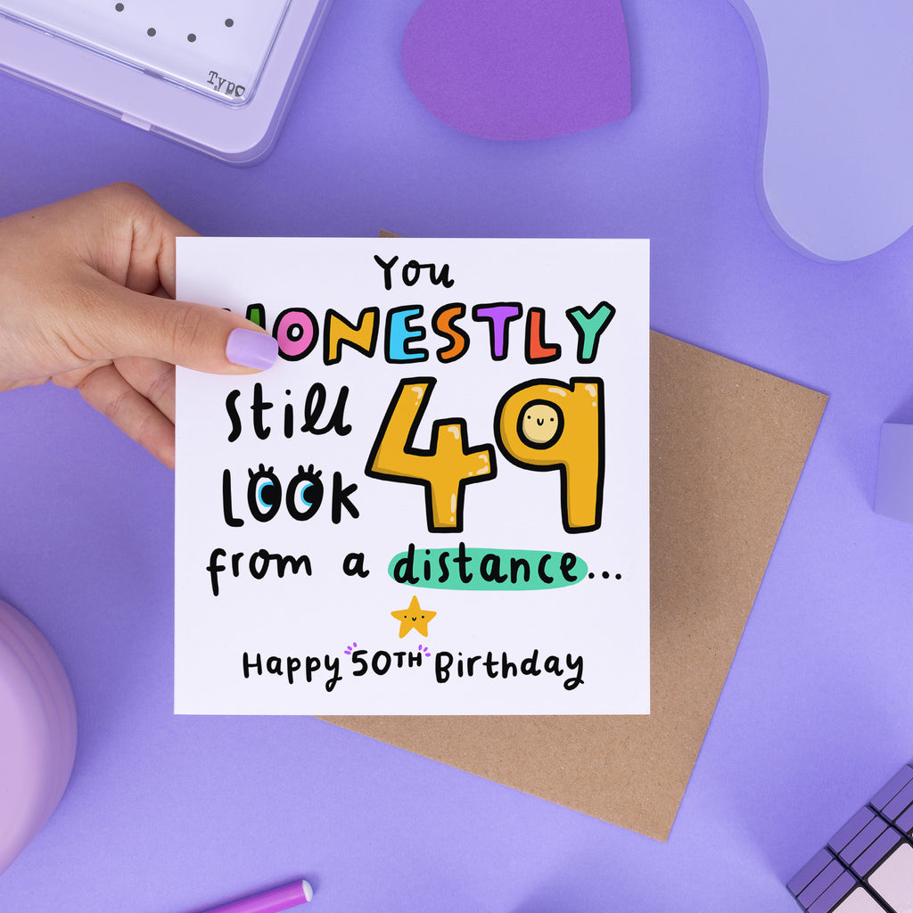 49 From A Distance Birthday Card
