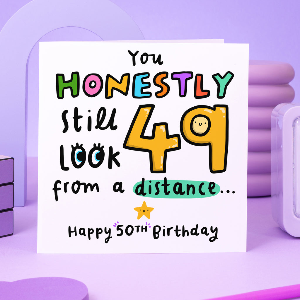 49 From A Distance Birthday Card