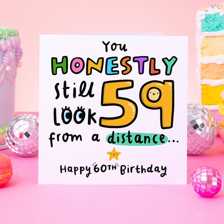 59 From A Distance Birthday Card