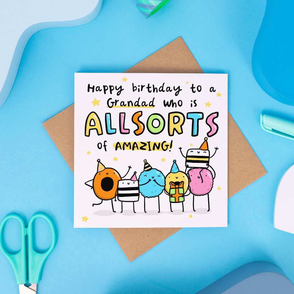 All Sorts Of Amazing Grandad Birthday Card
