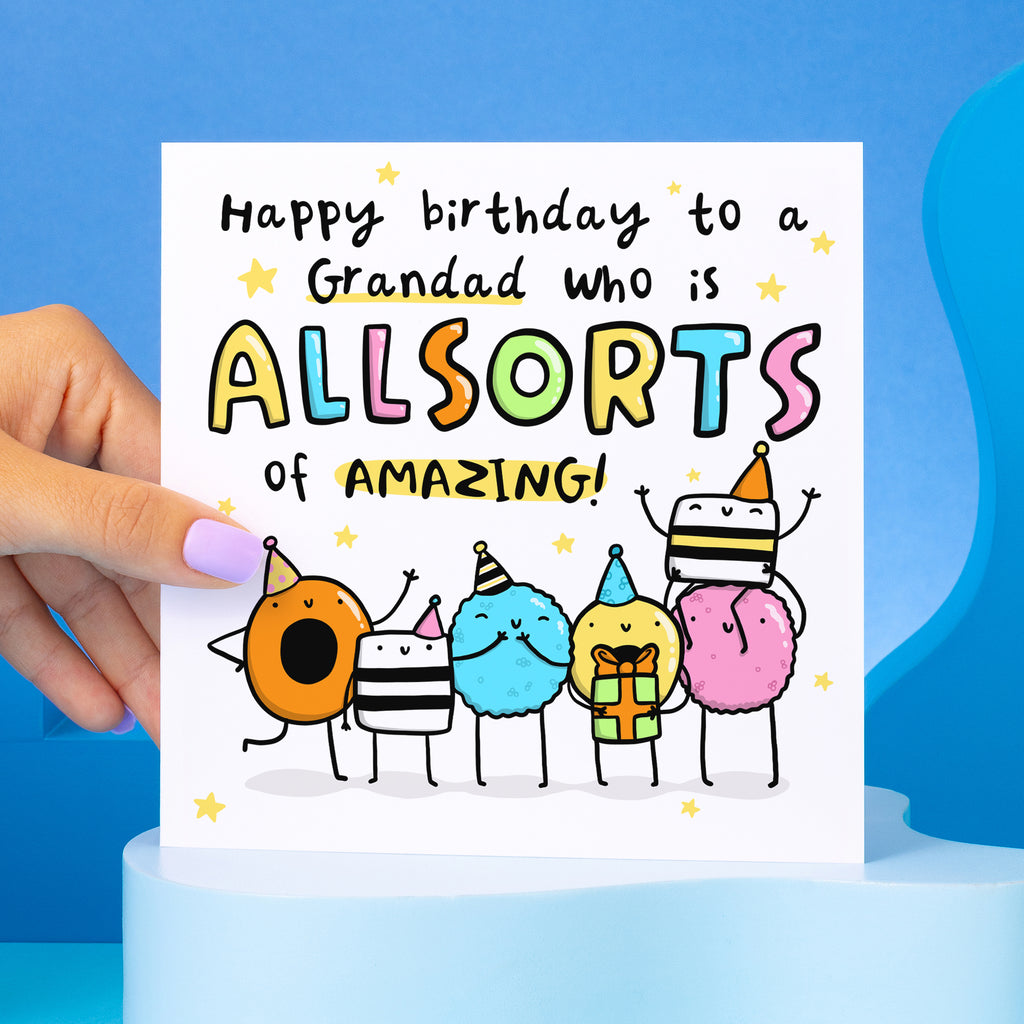 All Sorts Of Amazing Grandad Birthday Card