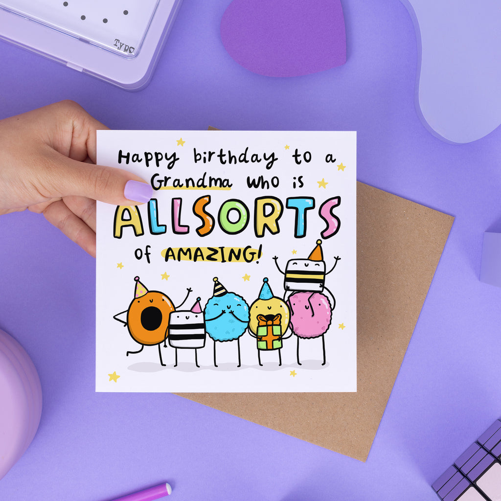All Sorts Of Amazing Grandma Birthday Card