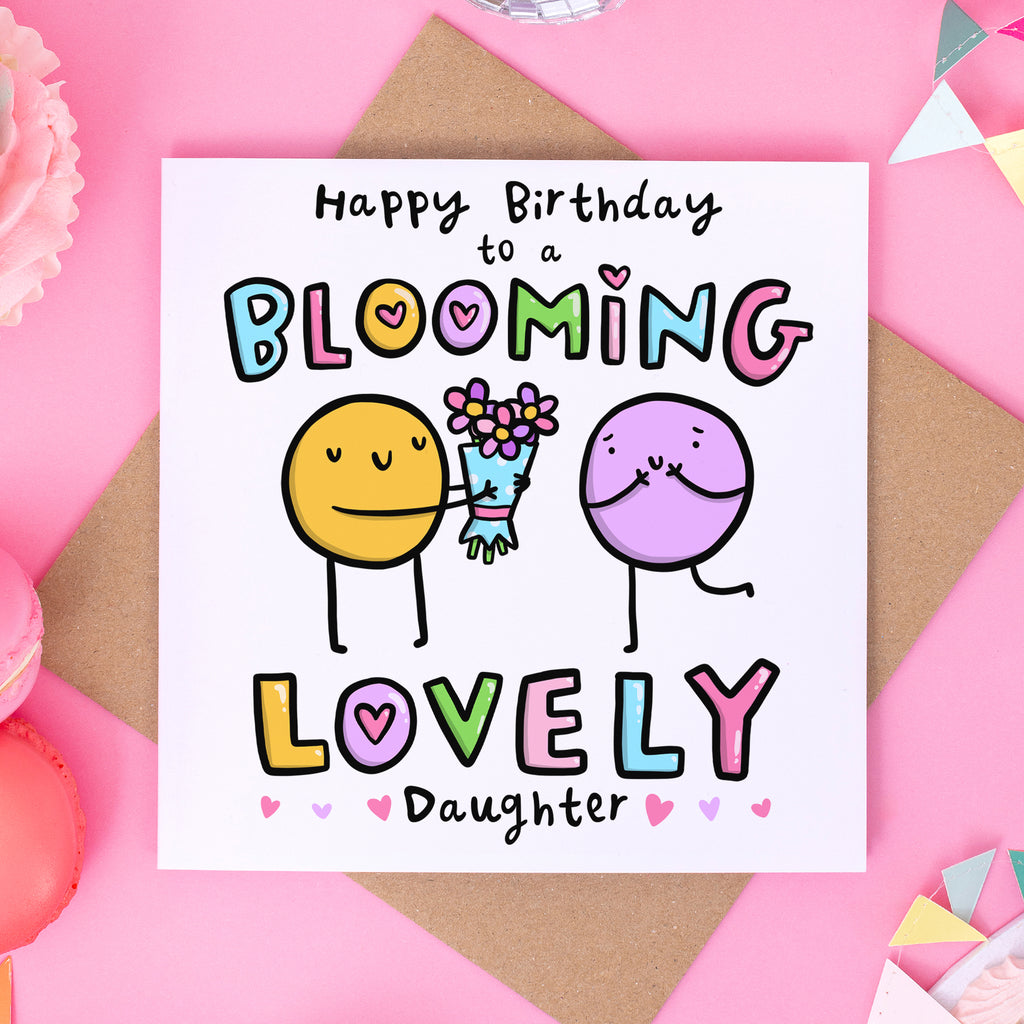 Blooming Lovely Daughter Birthday Card
