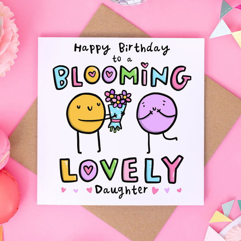 Blooming Lovely Daughter Birthday Card