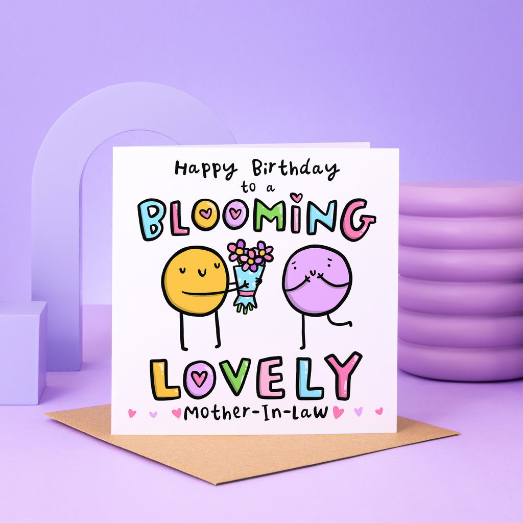 Blooming Lovely Mother In Law Birthday Card