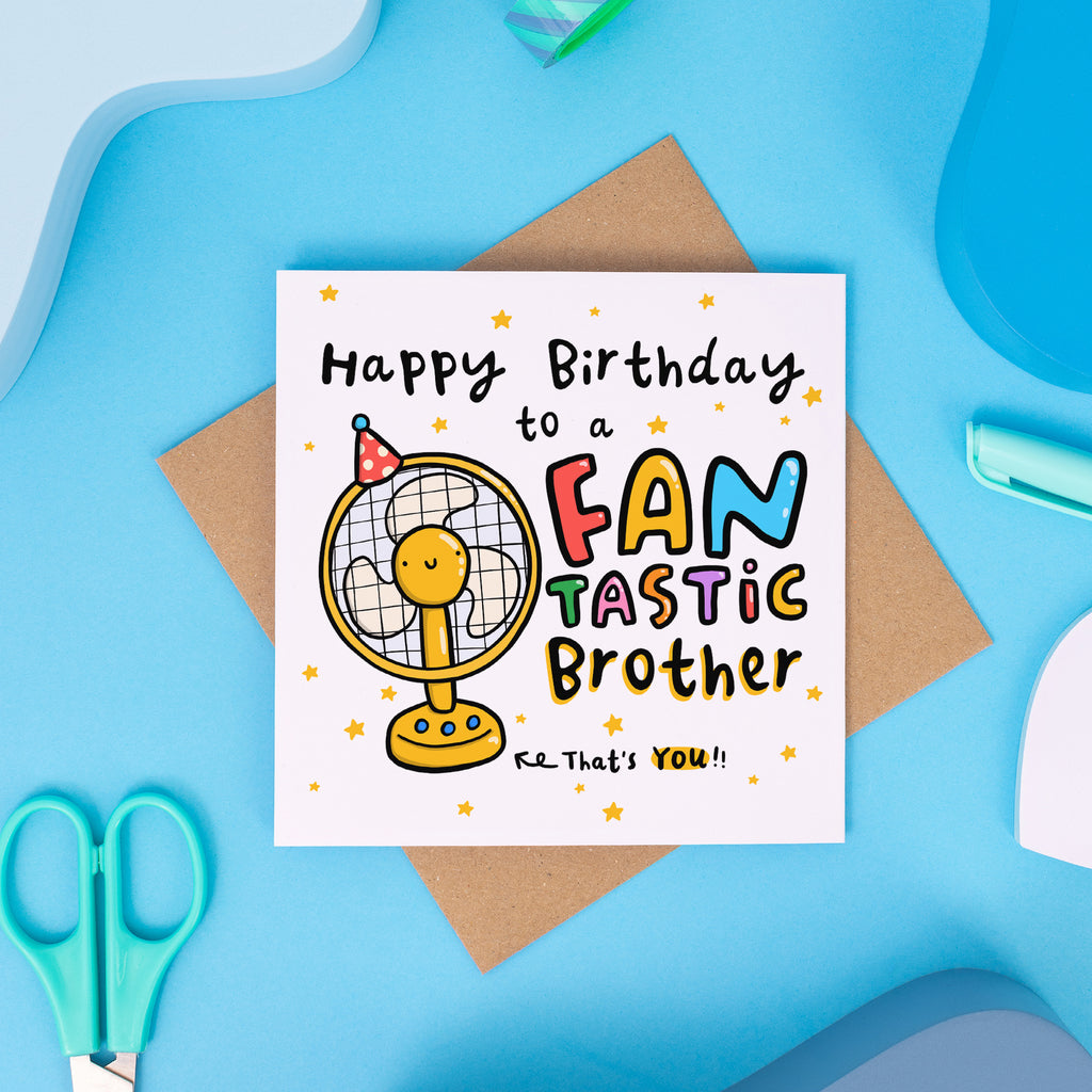 Fantastic Brother Birthday Card