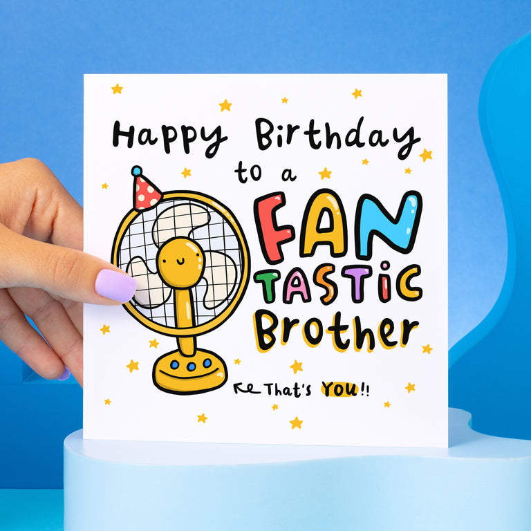 Fantastic Brother Birthday Card