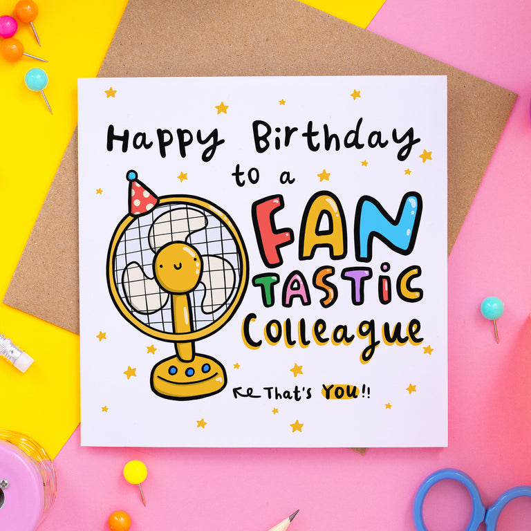Fantastic Colleague Birthday Card