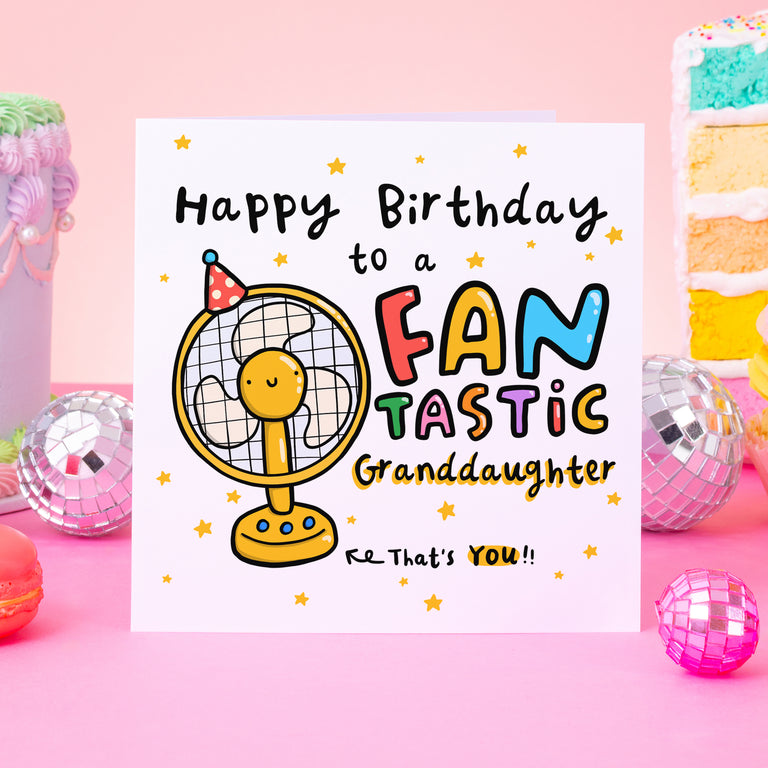 Fantastic Granddaughter Birthday Card
