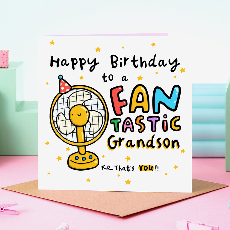 Fantastic Grandson Birthday Card