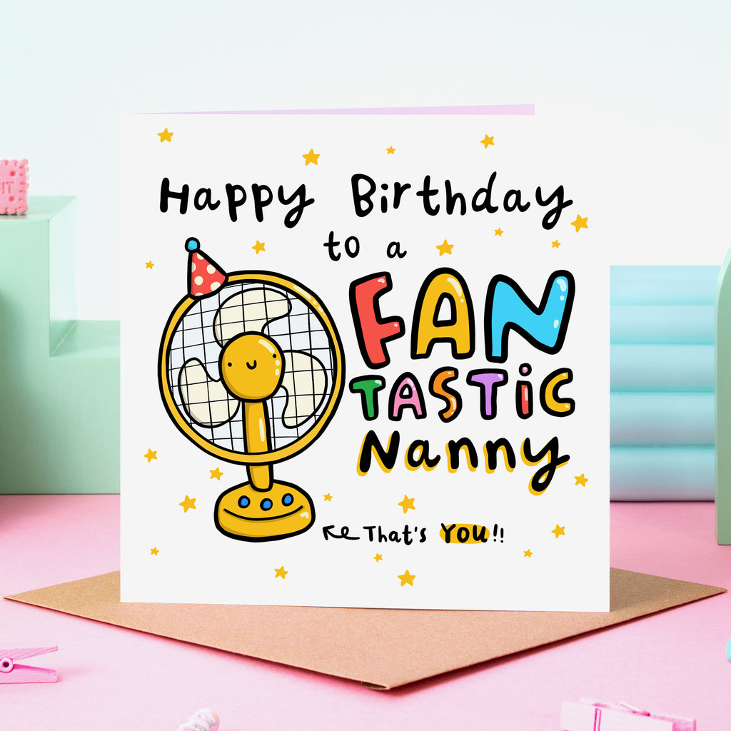 Fantastic Nanny Birthday Card