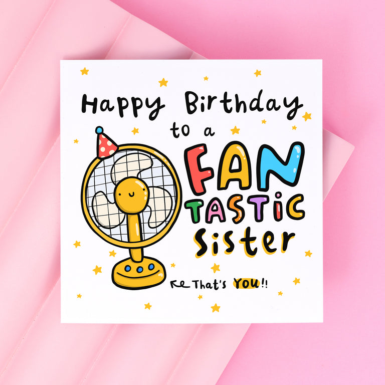 Fantastic Sister Birthday Card