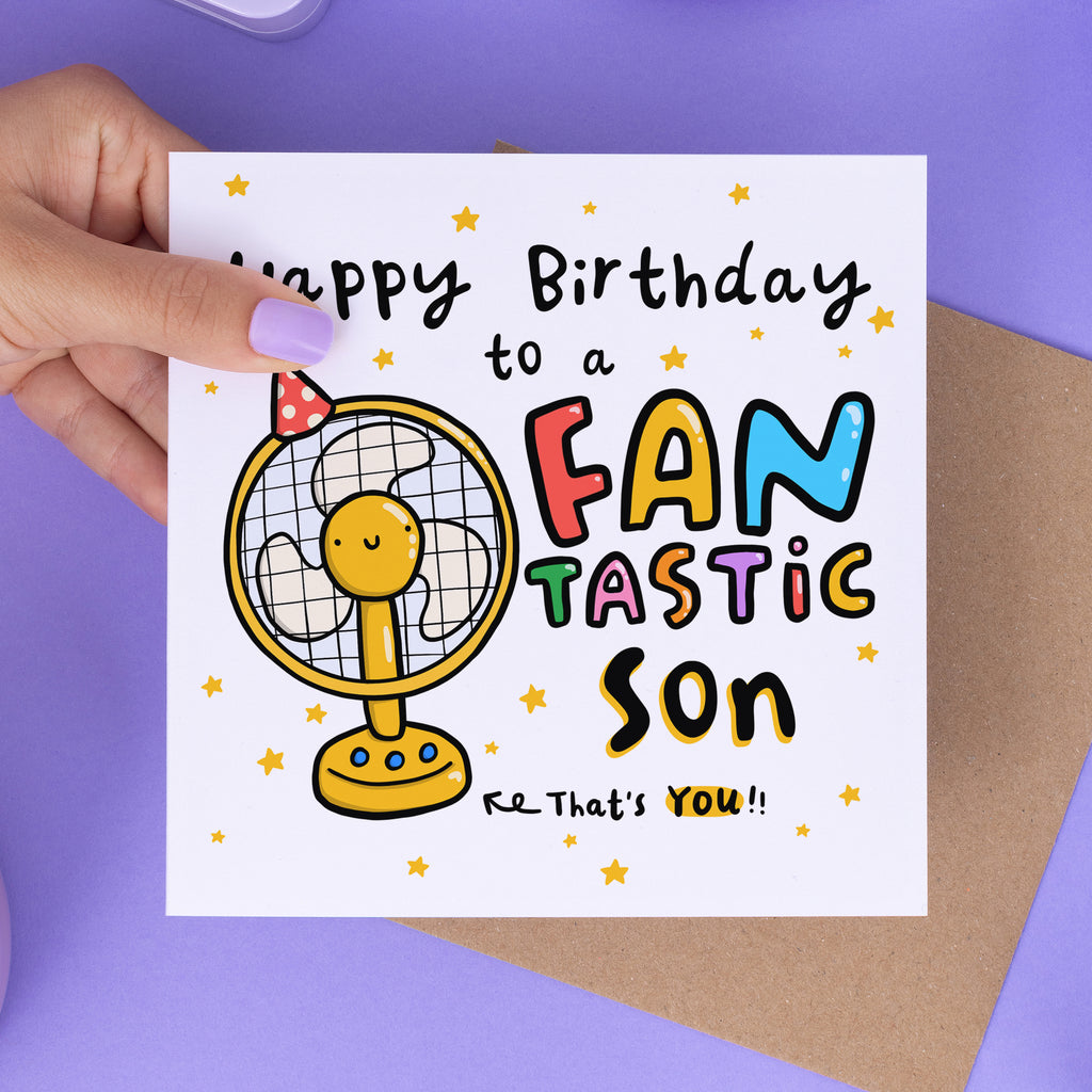 Fantastic Son Birthday Card