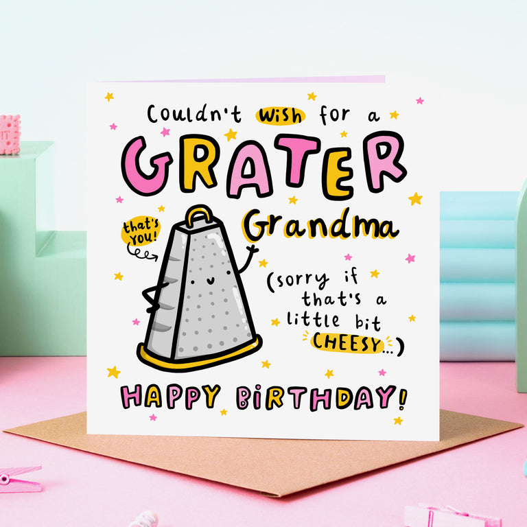 Grater Grandma Birthday Card