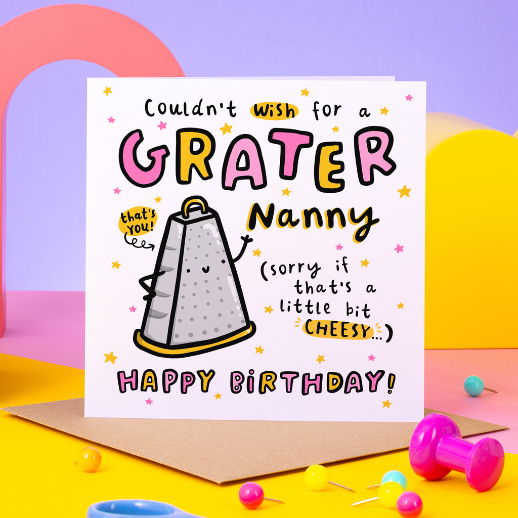 Grater Nanny Birthday Card