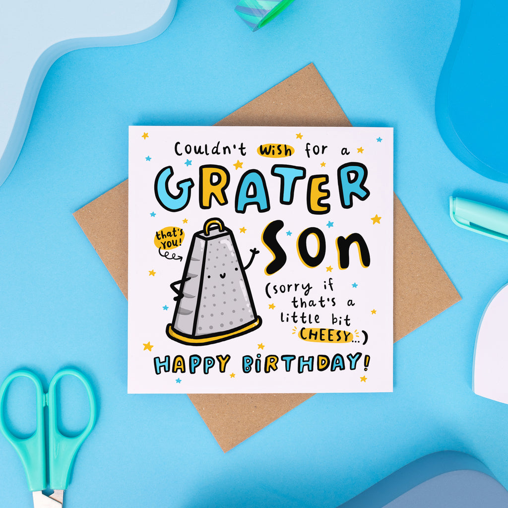 Grater Son Birthday Card
