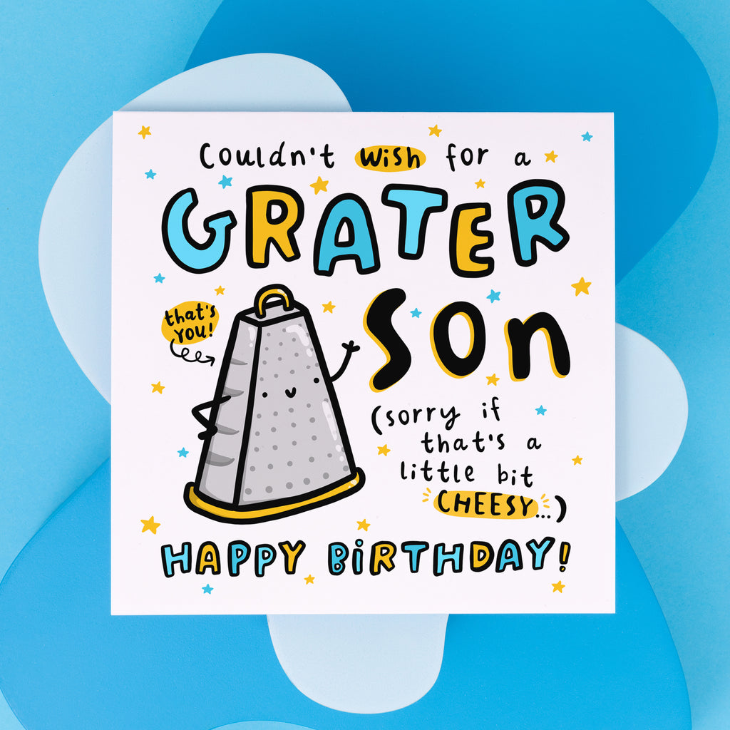 Grater Son Birthday Card
