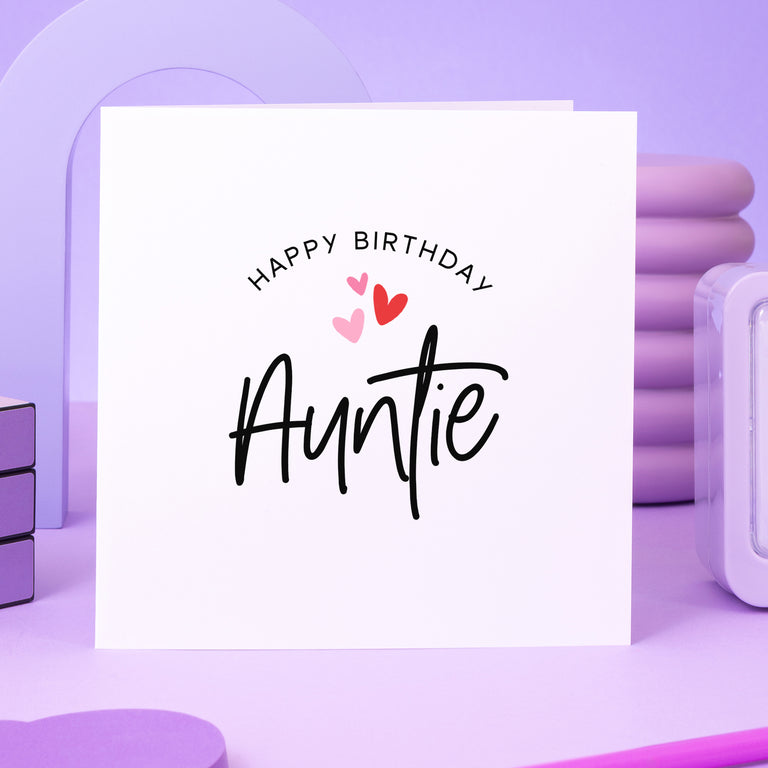 Happy Birthday Auntie Card