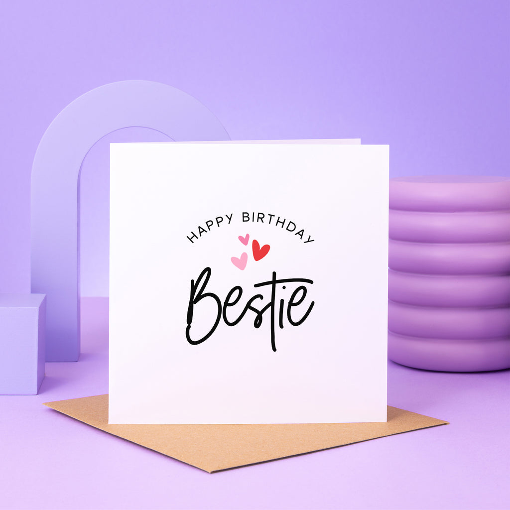 Happy Birthday Bestie Card