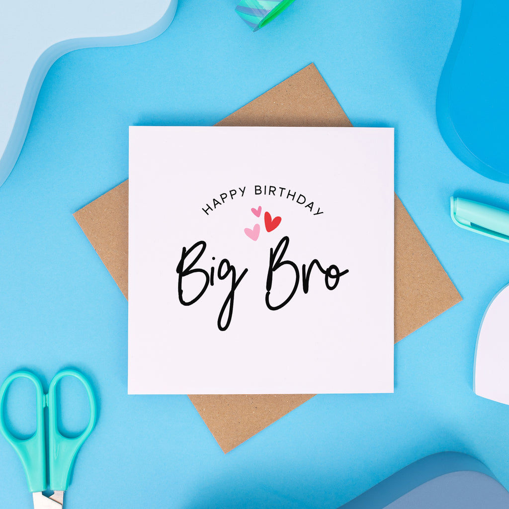 Happy Birthday Big Bro Card