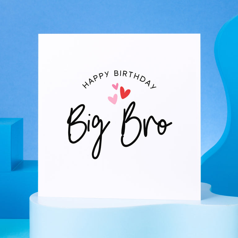 Happy Birthday Big Bro Card