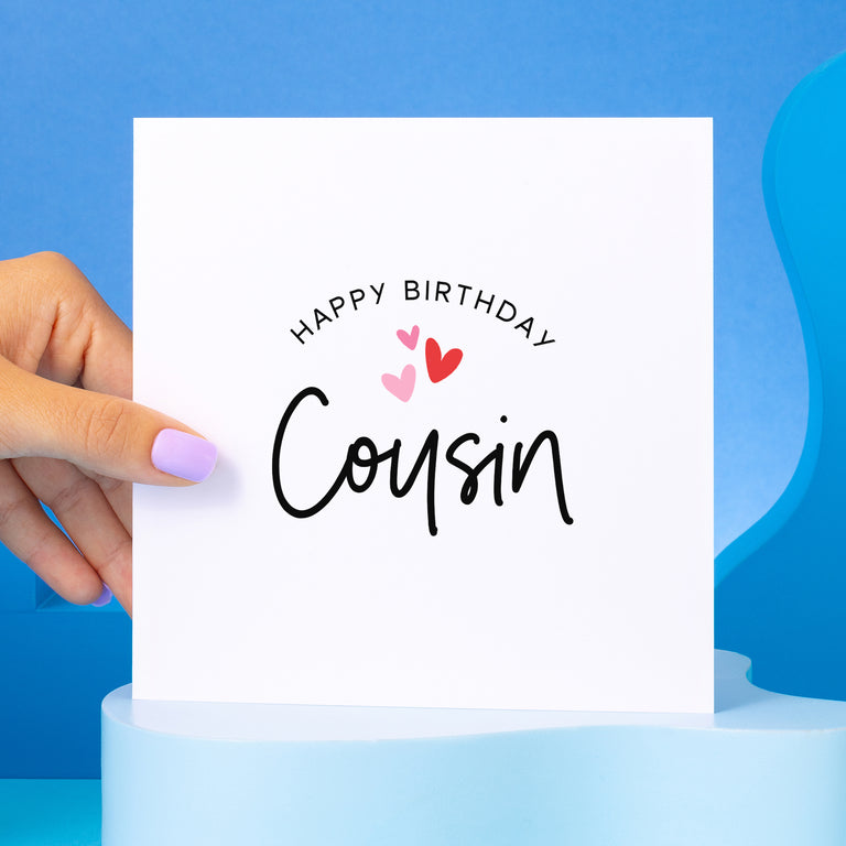 Happy Birthday Cousin Card