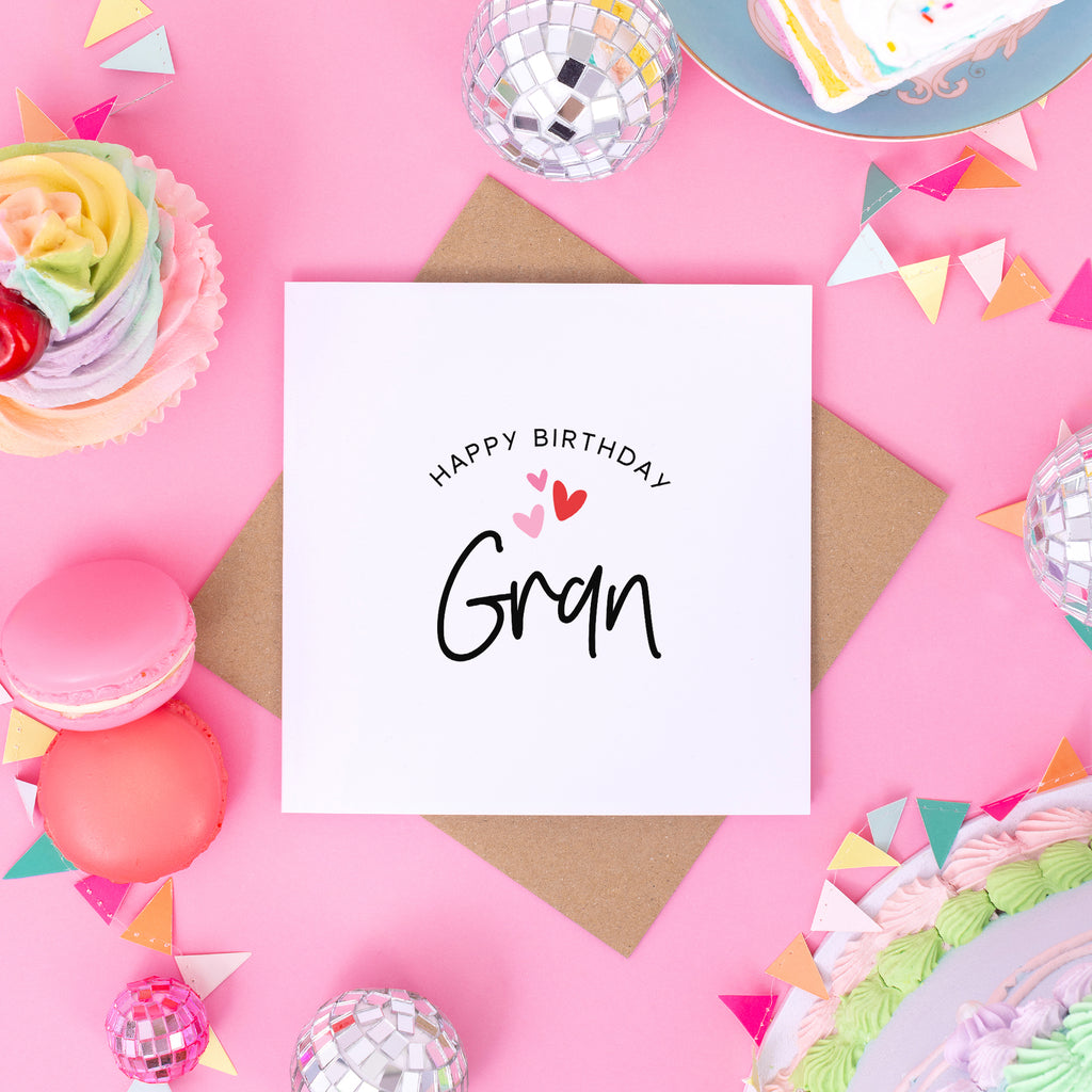 Happy Birthday Gran Card