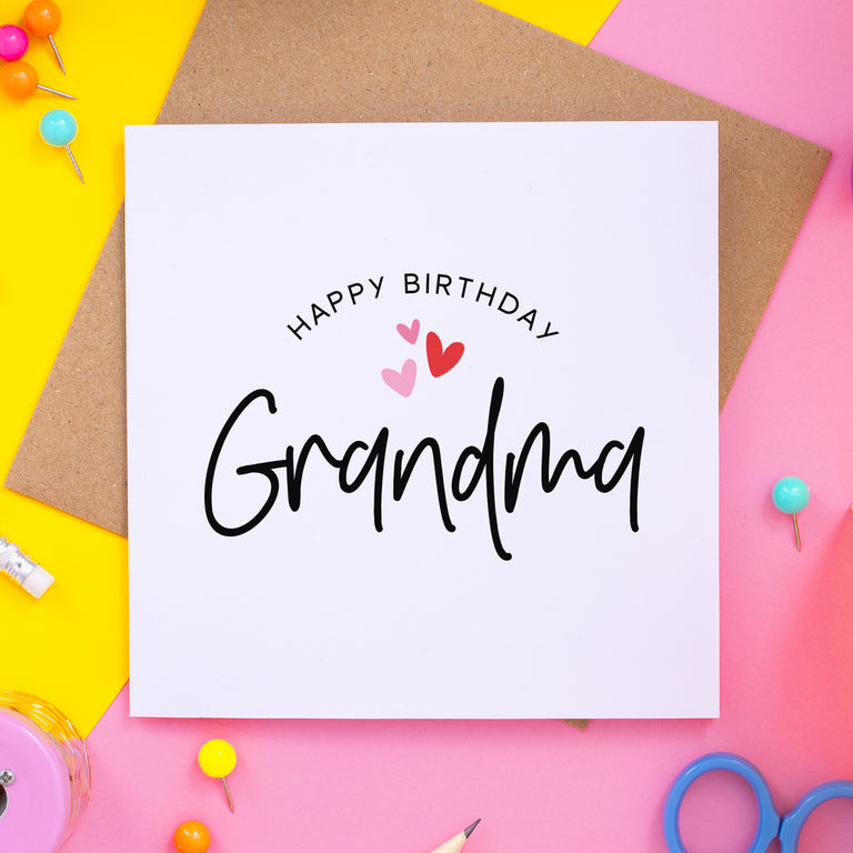 Happy Birthday Grandma Card