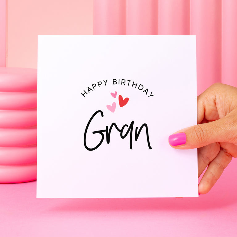 Happy Birthday Gran Card