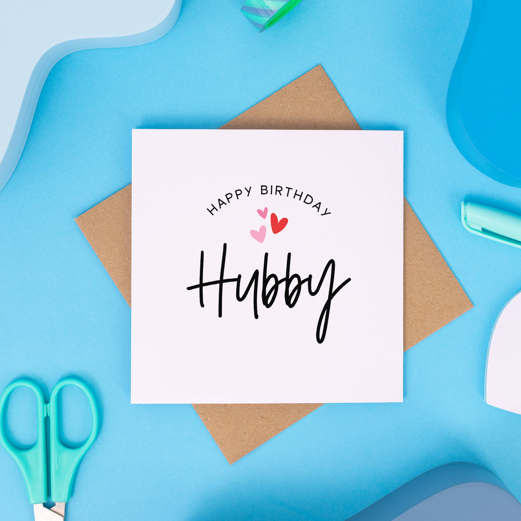 Happy Birthday Hubby Card