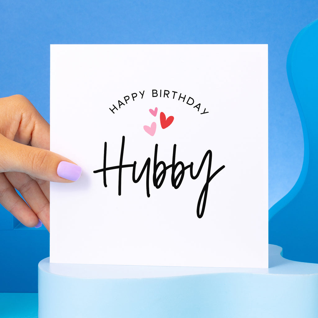 Happy Birthday Hubby Card
