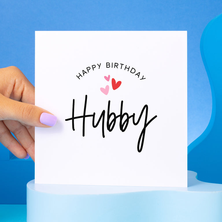 Happy Birthday Hubby Card