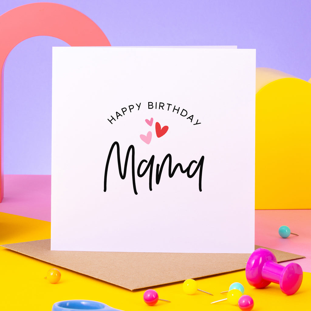 Happy Birthday Mama Card
