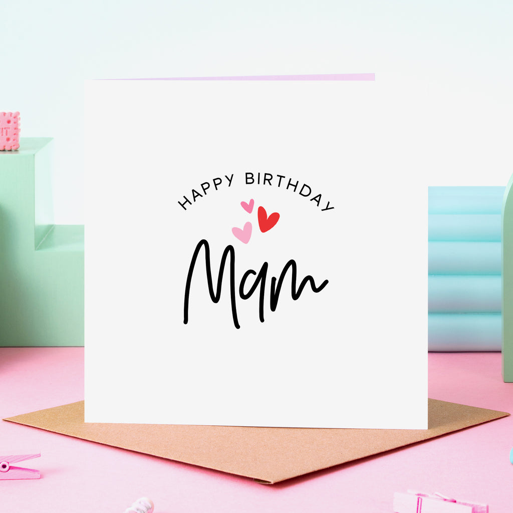 Happy Birthday Mam Card