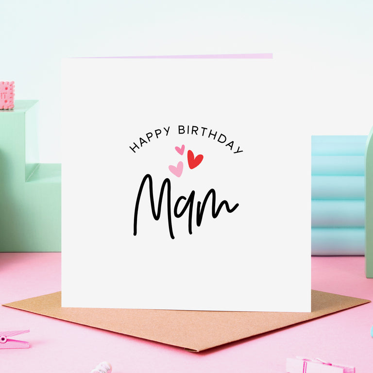 Happy Birthday Mam Card