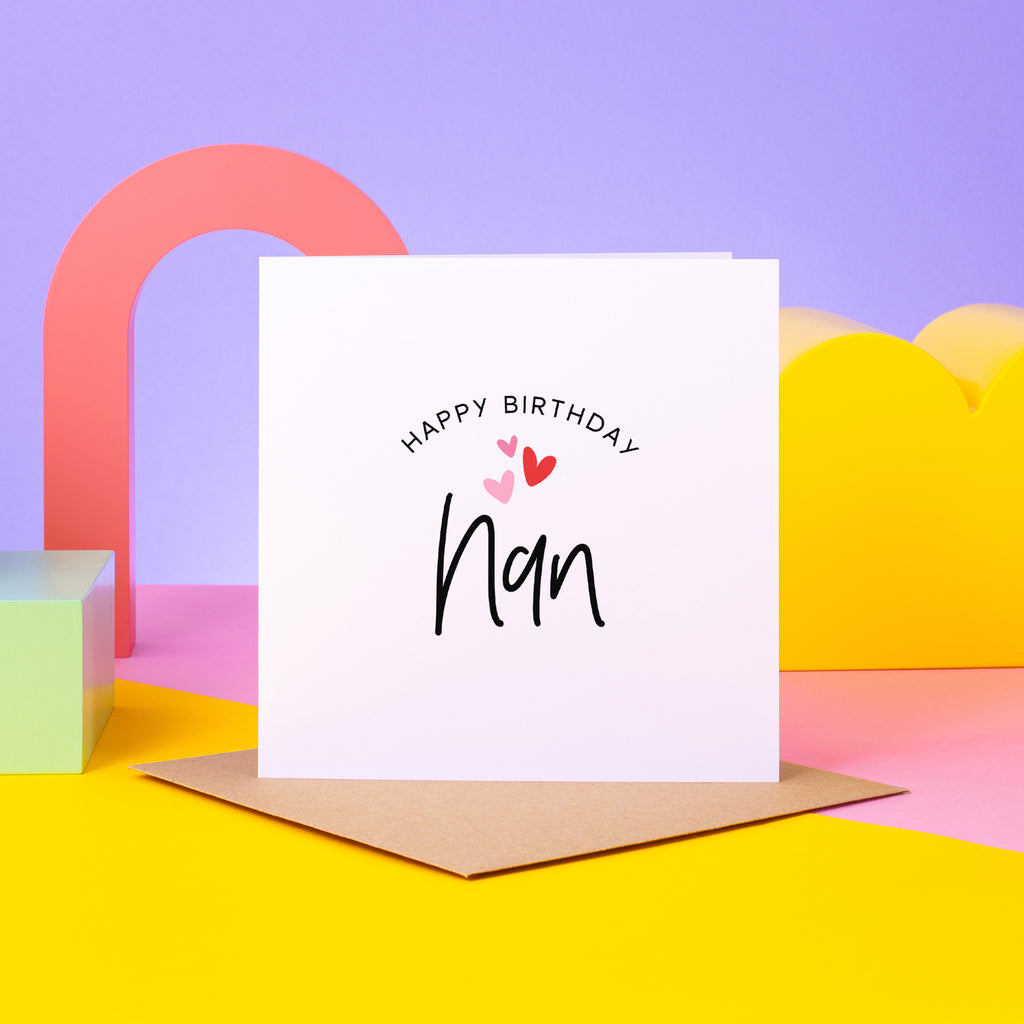 Happy Birthday Nan Card