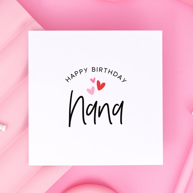 Happy Birthday Nana Card