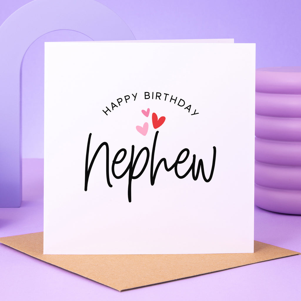 Happy Birthday Nephew Card