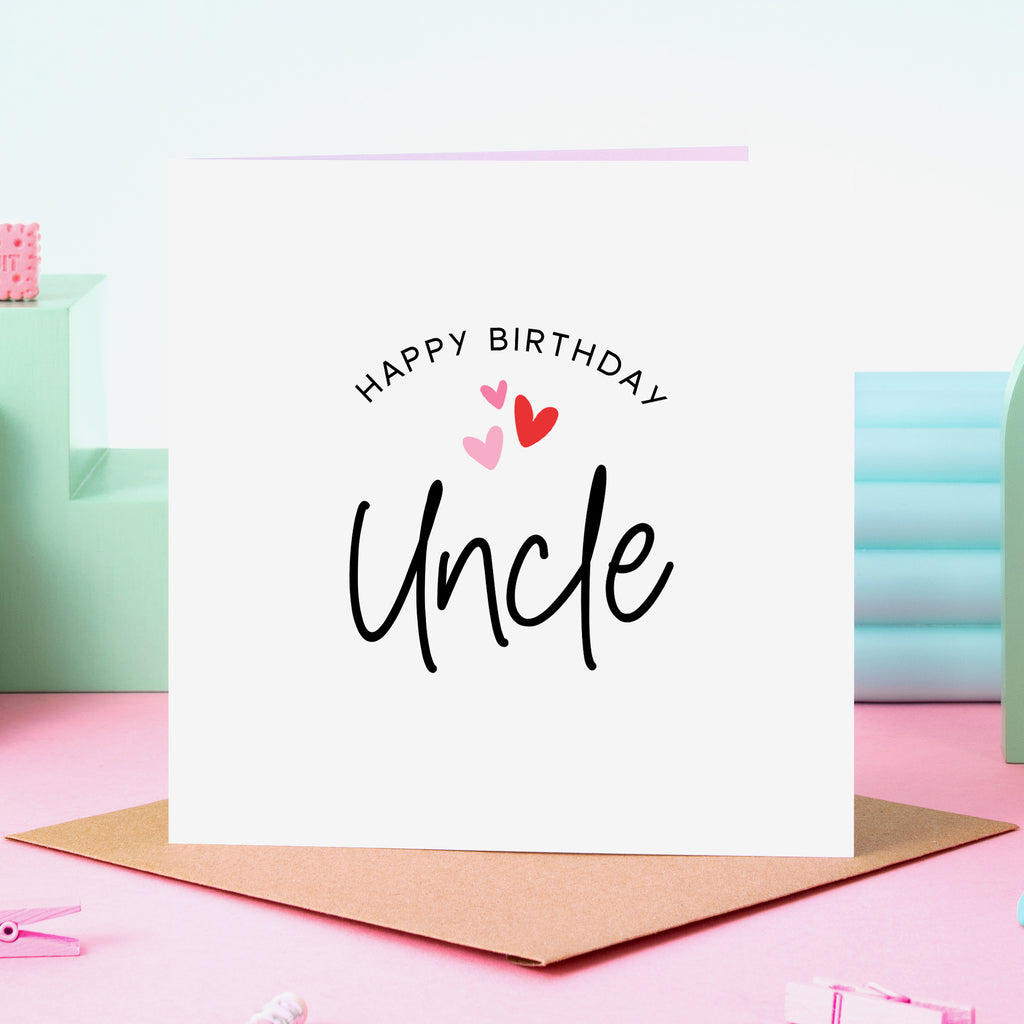 Happy Birthday Uncle Card