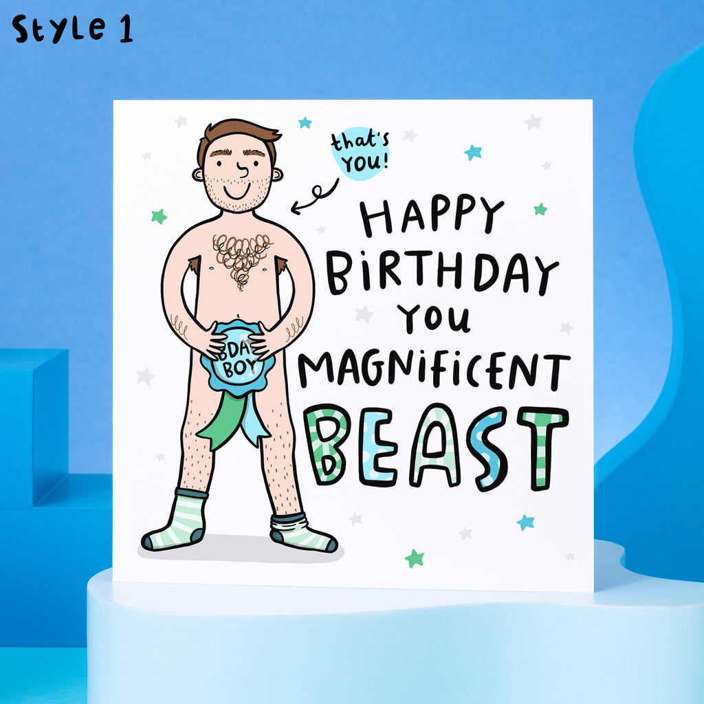 Magnificent Beast Birthday Card