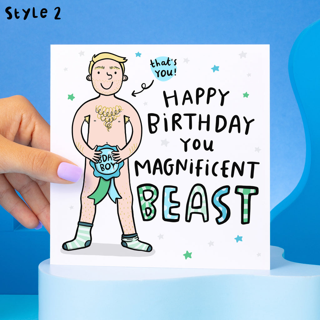 Magnificent Beast Birthday Card