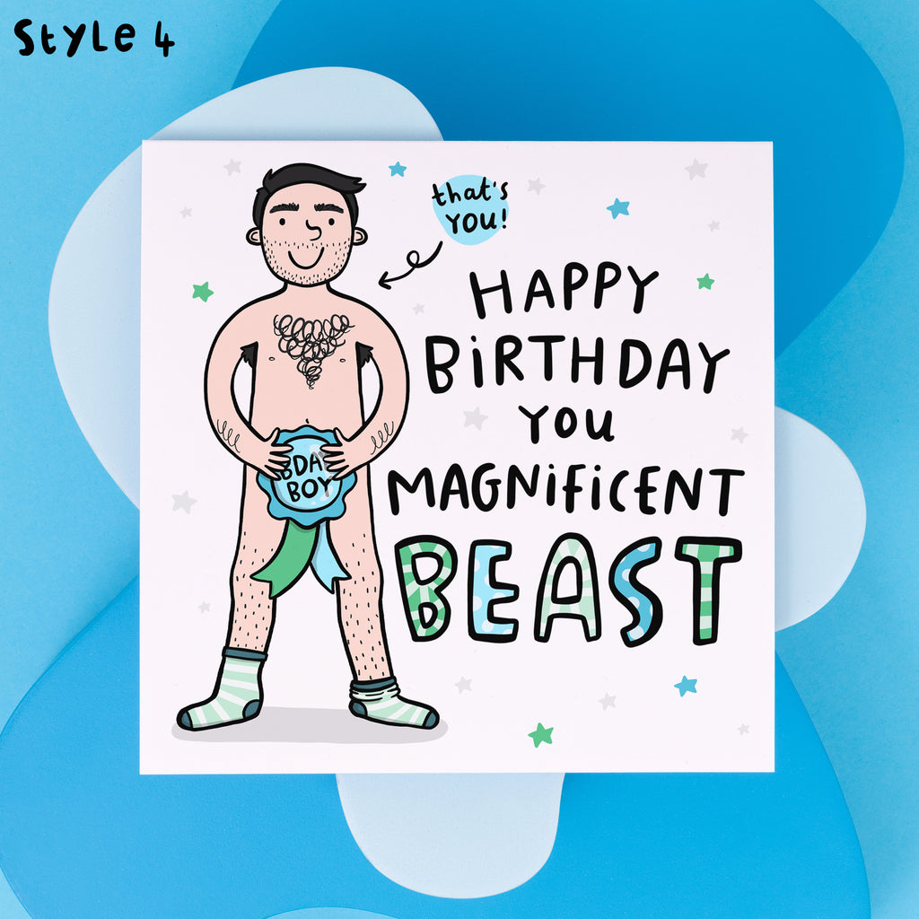 Magnificent Beast Birthday Card