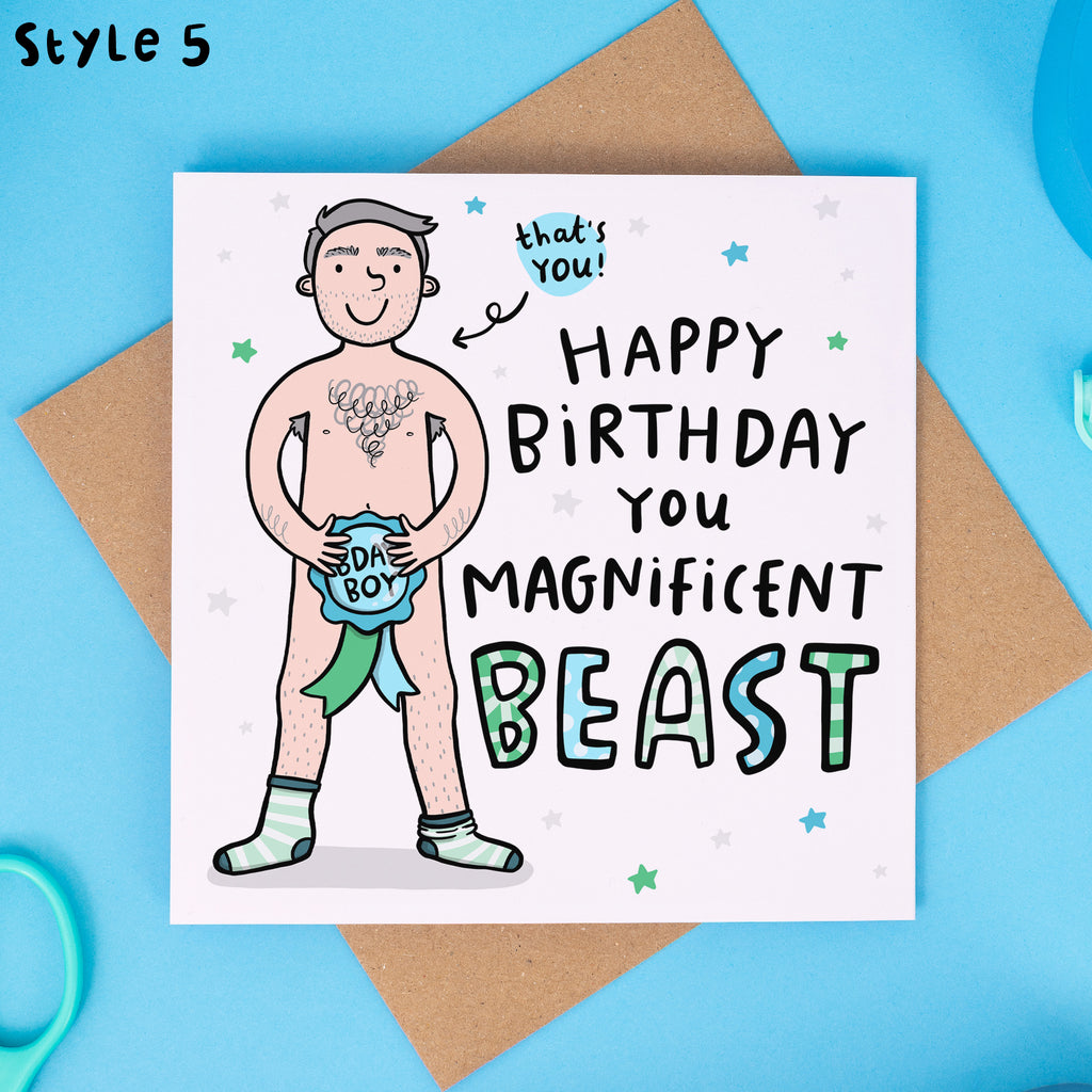 Magnificent Beast Birthday Card