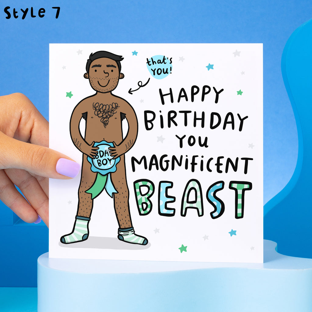 Magnificent Beast Birthday Card
