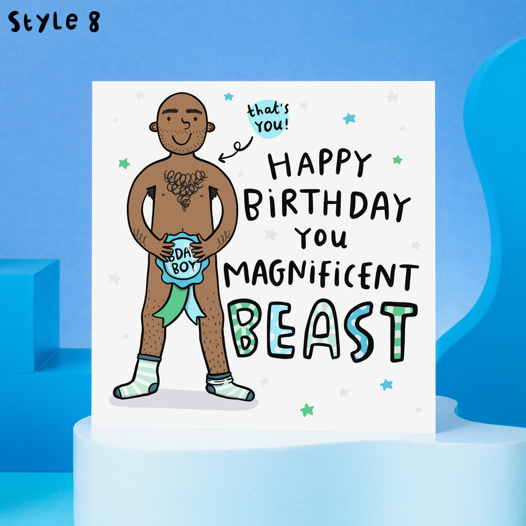 Magnificent Beast Birthday Card