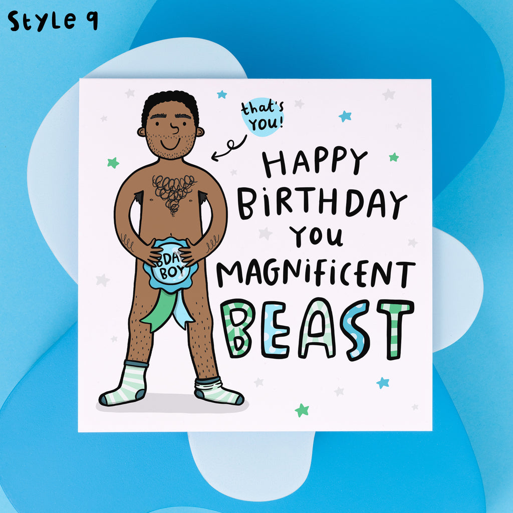 Magnificent Beast Birthday Card