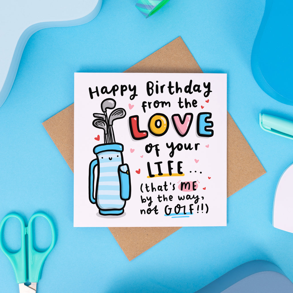 Not Golf Birthday Card