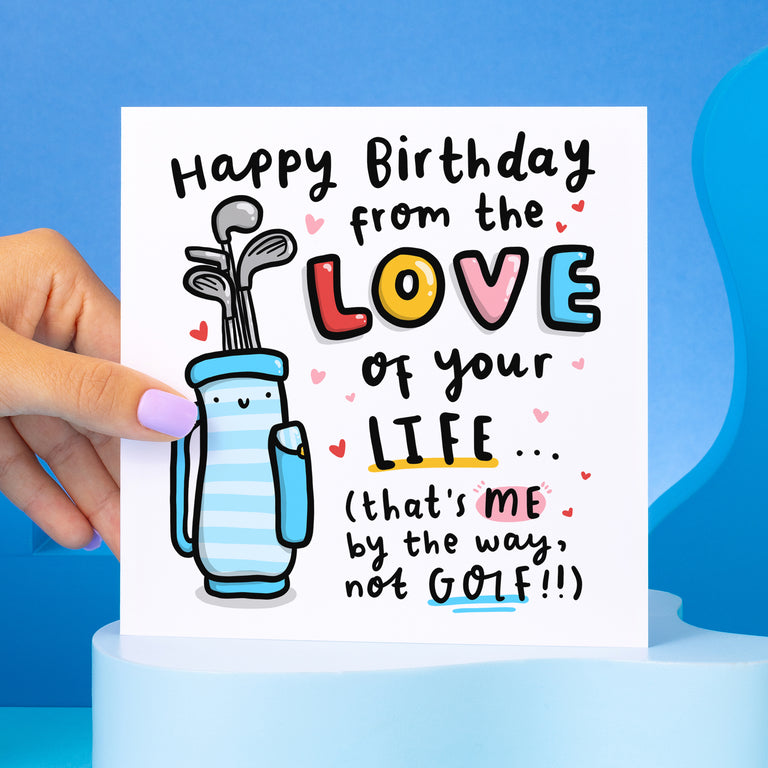 Not Golf Birthday Card
